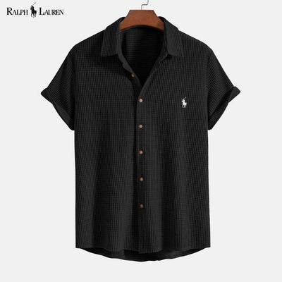 RL™ Chemise et short gaufrés à boutons