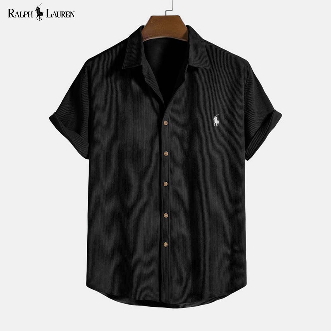 RL™ Chemise boutonnée à manches courtes en velours côtelé