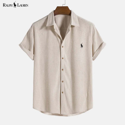 RL™ Chemise à manches courtes boutonnée en velours côtelé