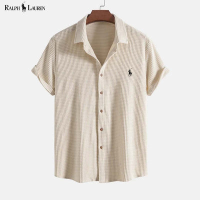 RL™ Chemise et short gaufrés à boutons