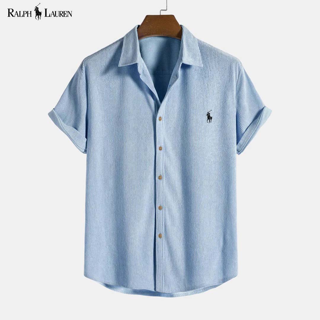 RL™ Chemise à manches courtes boutonnée en velours côtelé