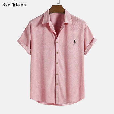 RL™ Chemise à manches courtes boutonnée en velours côtelé