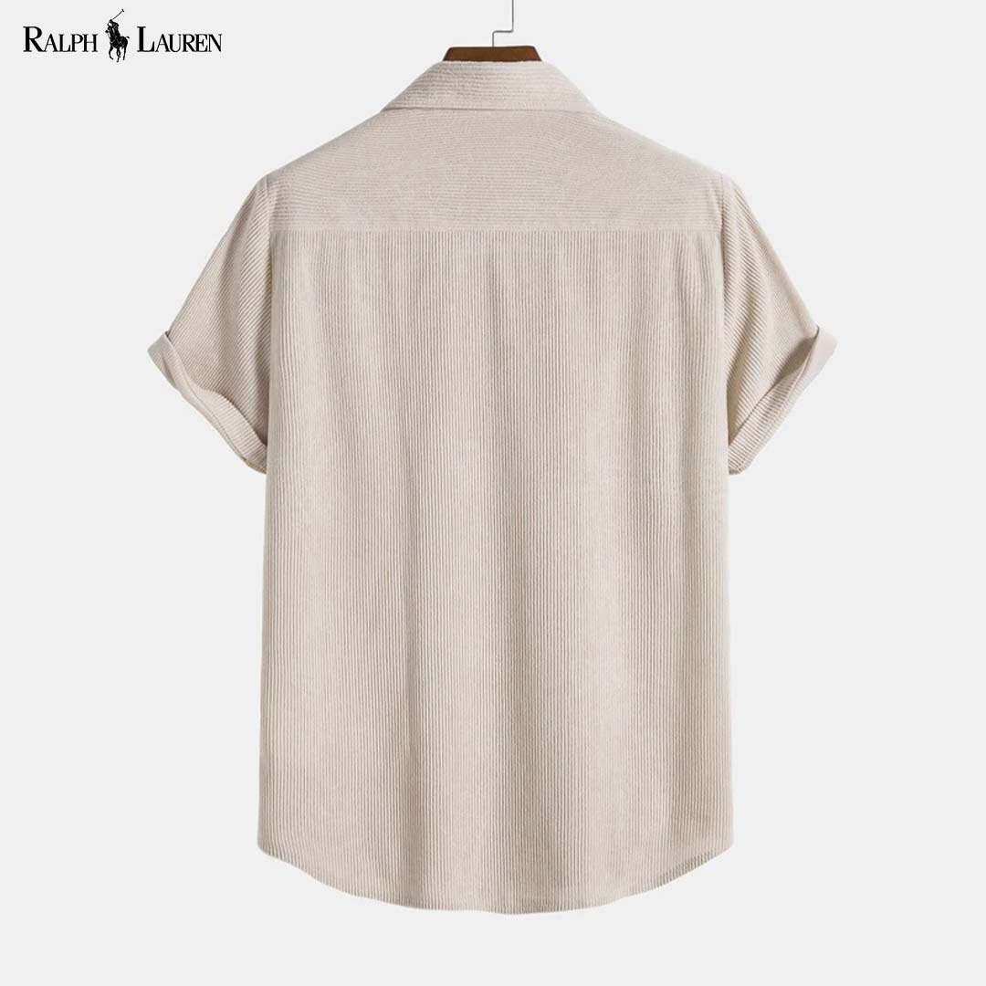 RL™ Chemise boutonnée à manches courtes en velours côtelé