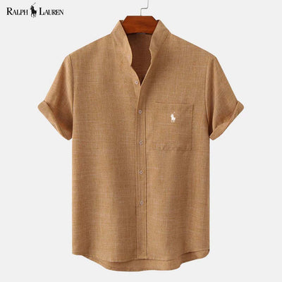 RL™ Chemise homme à col montant et poche