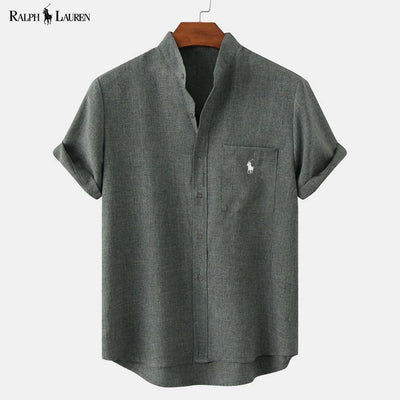RL™ Chemise homme à col montant et poche