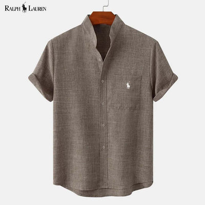 RL™ Chemise homme à col montant et poche