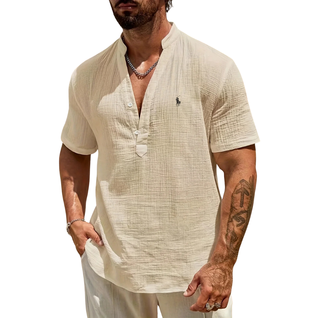 RL™ Chemise élégante à col essentiel pour l'été