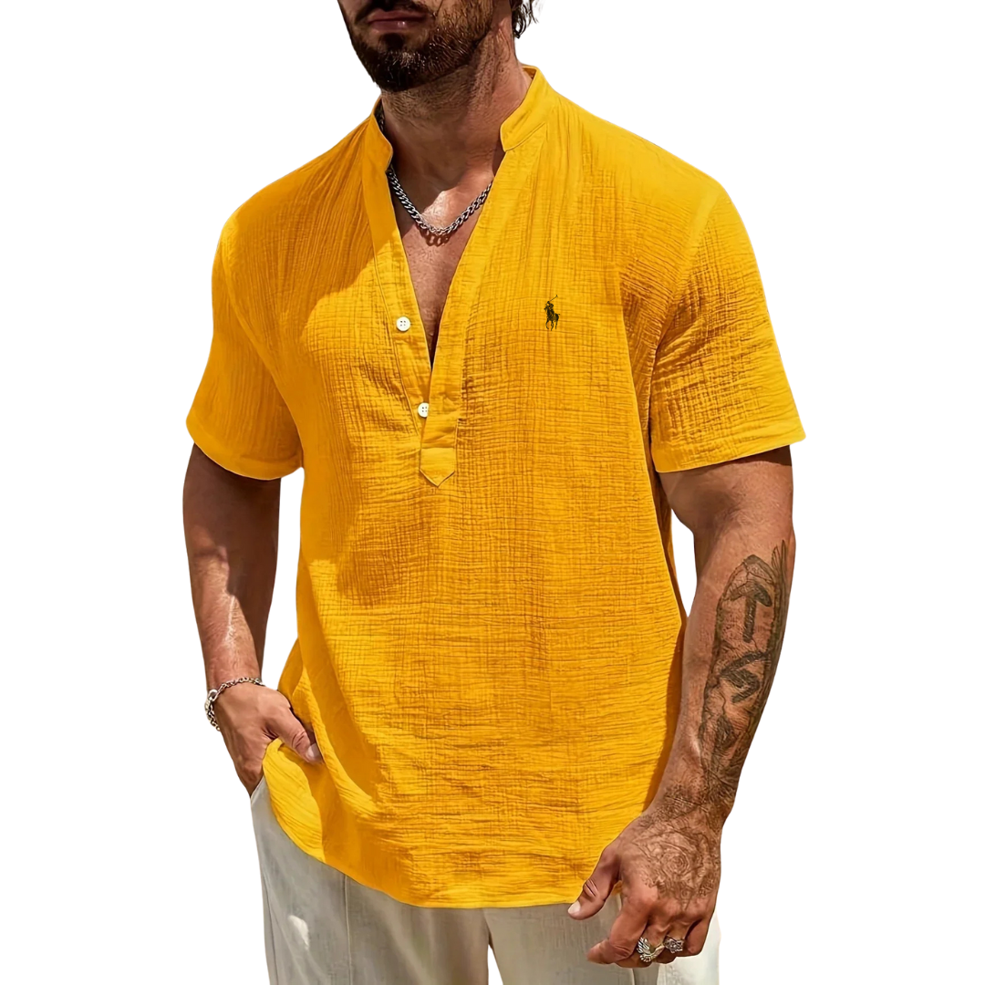 RL™ Chemise élégante à col essentiel pour l'été