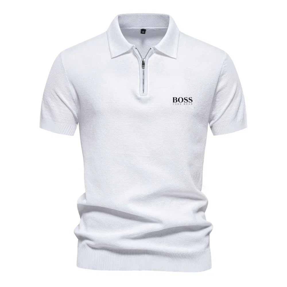 BOSS™ Polo demi-zip homme